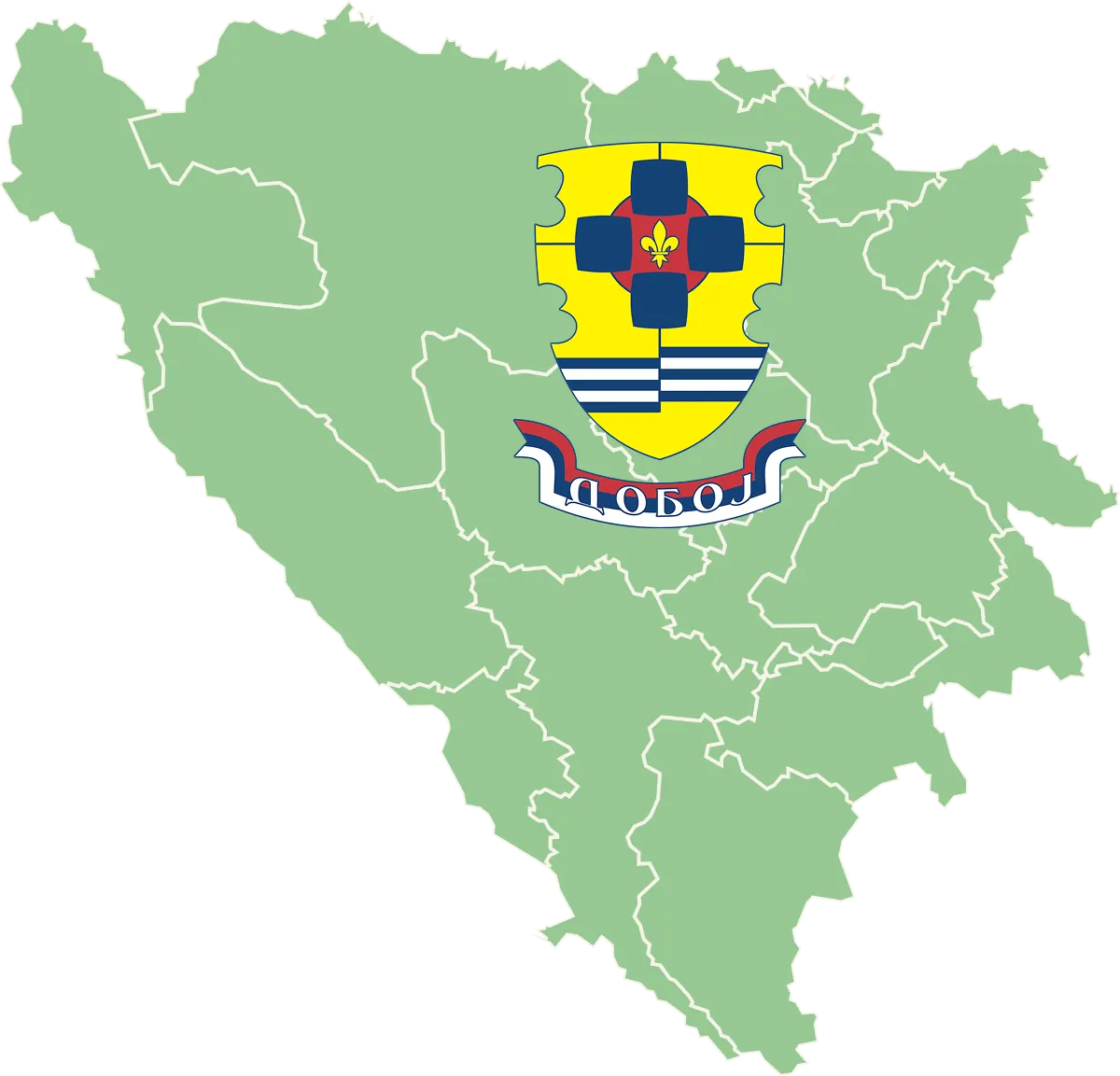 Doboj mapa