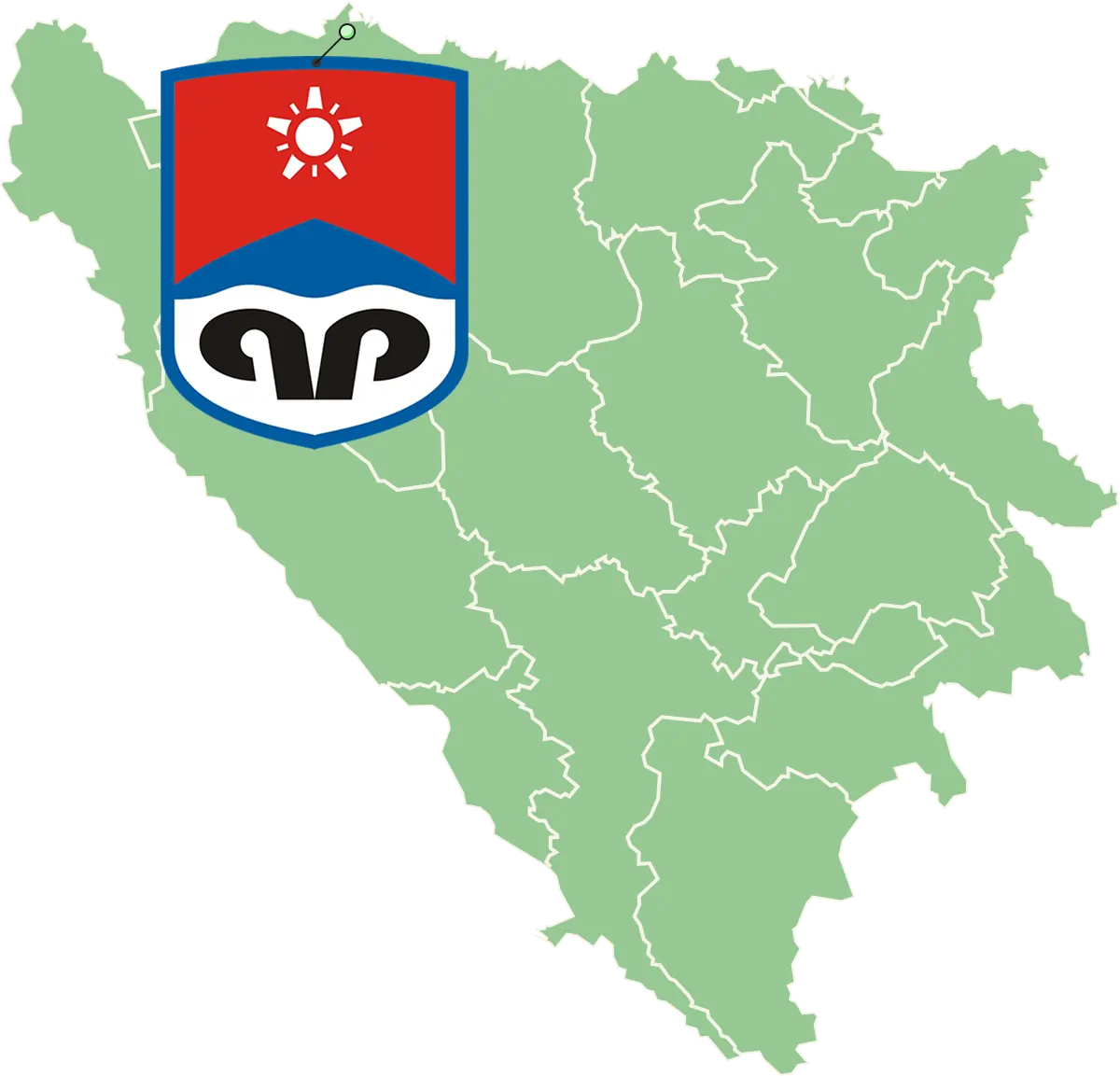 Prijedor mapa