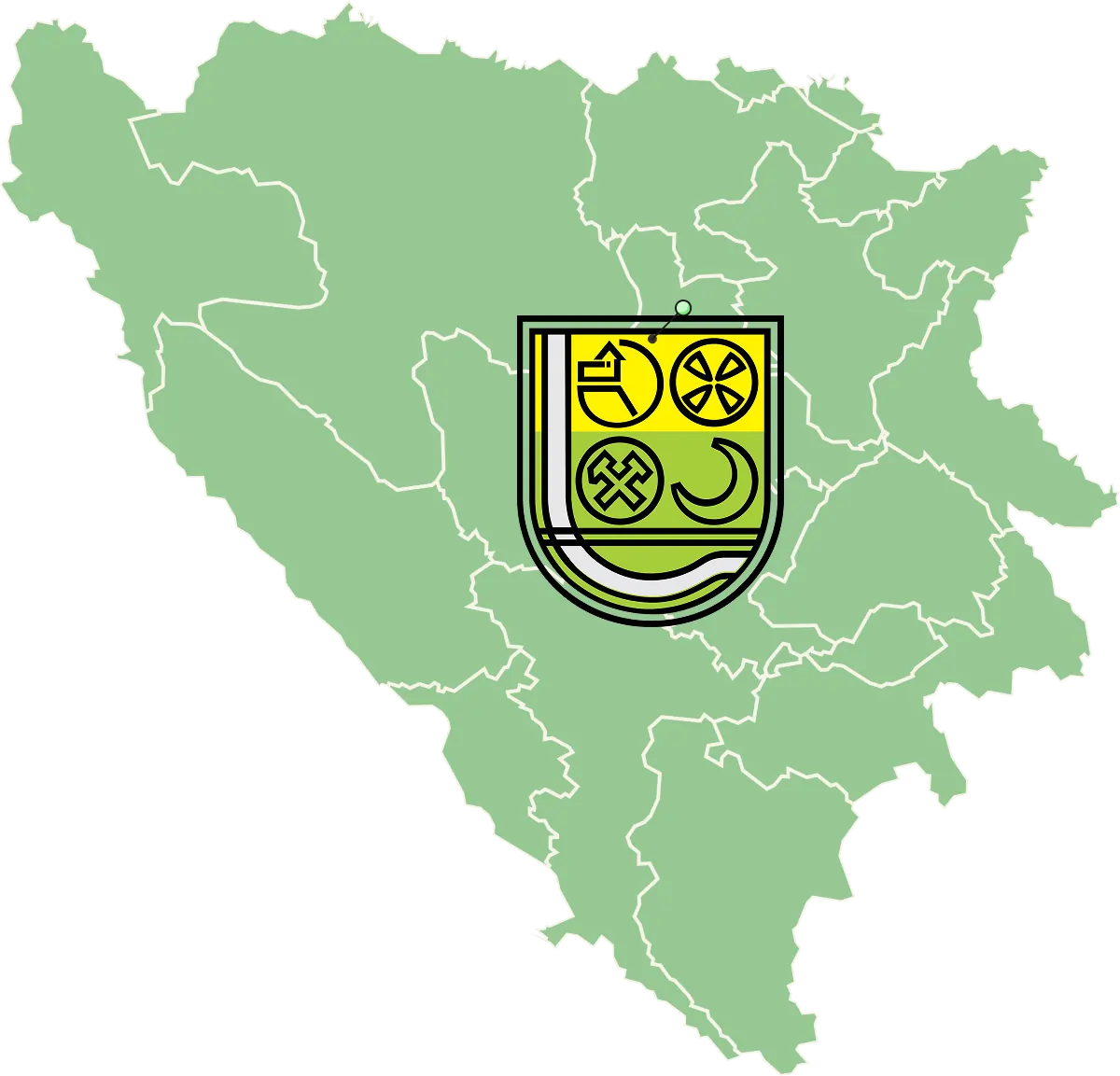 Zenica mapa