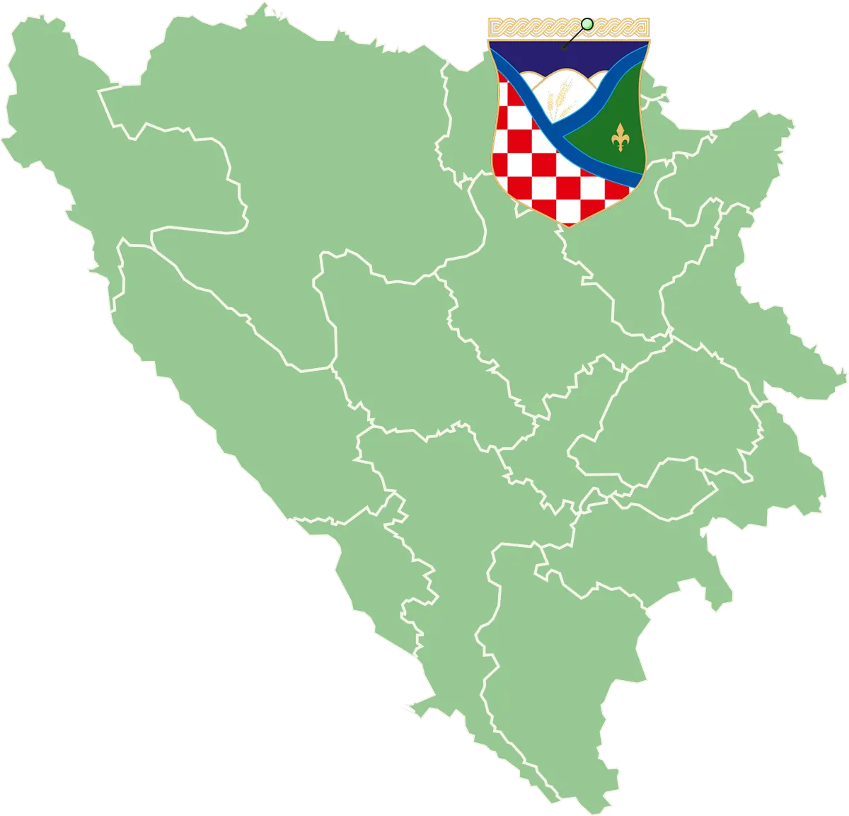 Odžak mapa