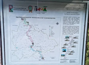 Mapa pješačkih i biciklističkih staza izletišta Ilincica sa legendom i oznakama