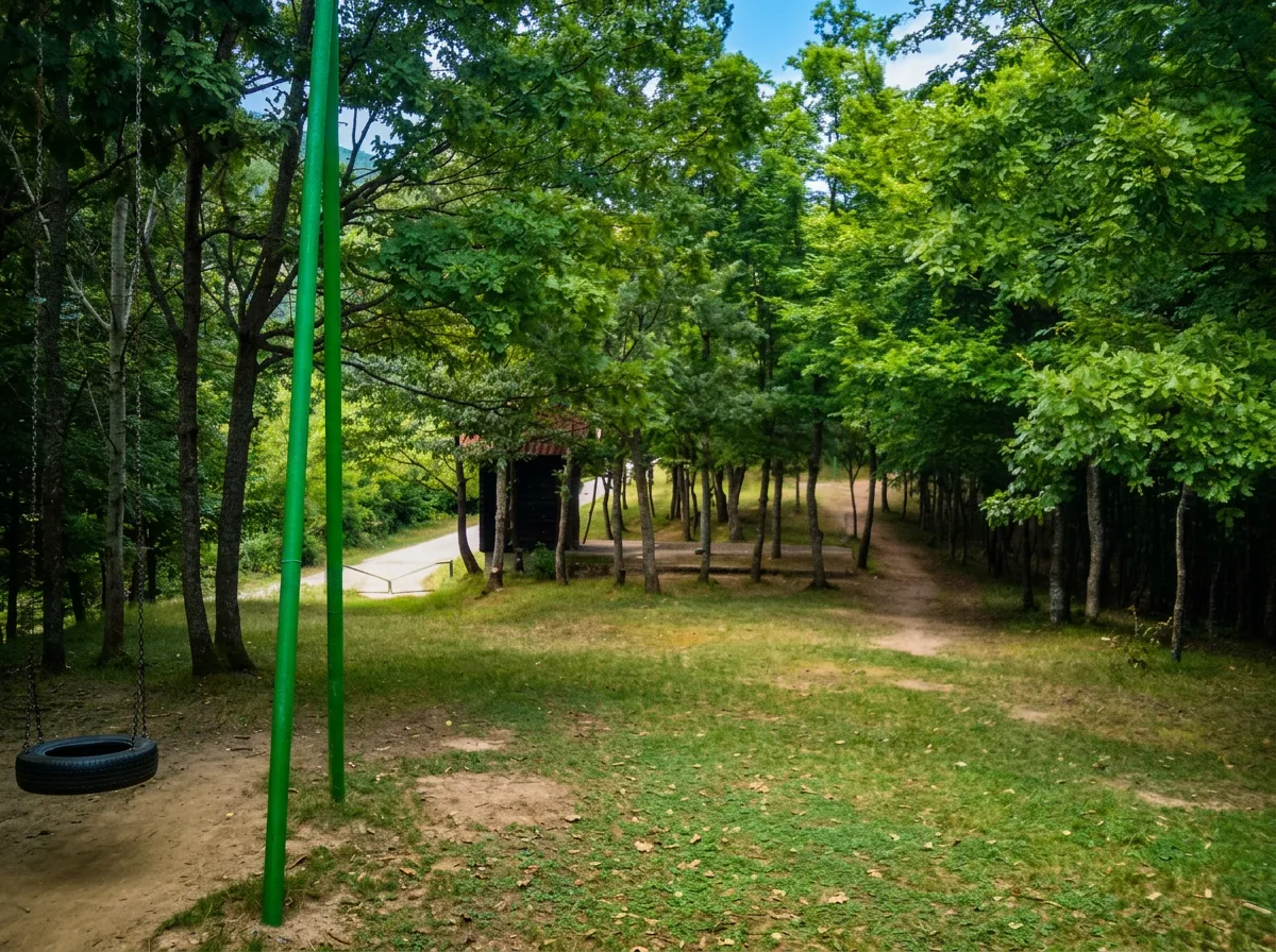 Green forest trail and nature at the Rorovi excursion site