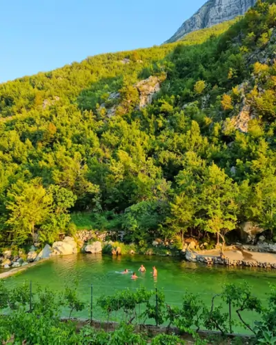 Badeplatz an der Drežanka Mostar