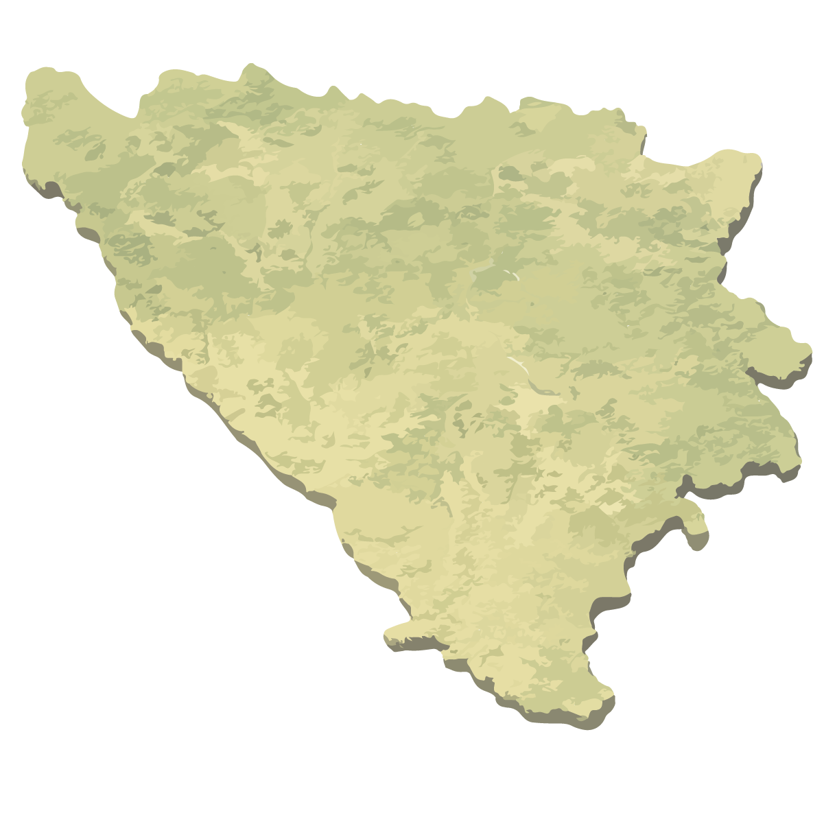 Mapa Bosne i Hercegovine