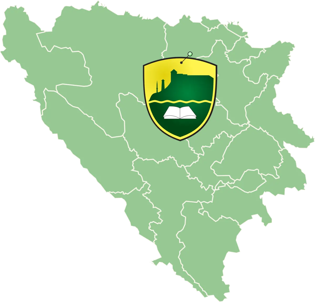Tešanj map
