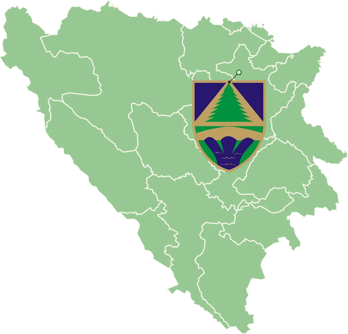 Zavidovići map