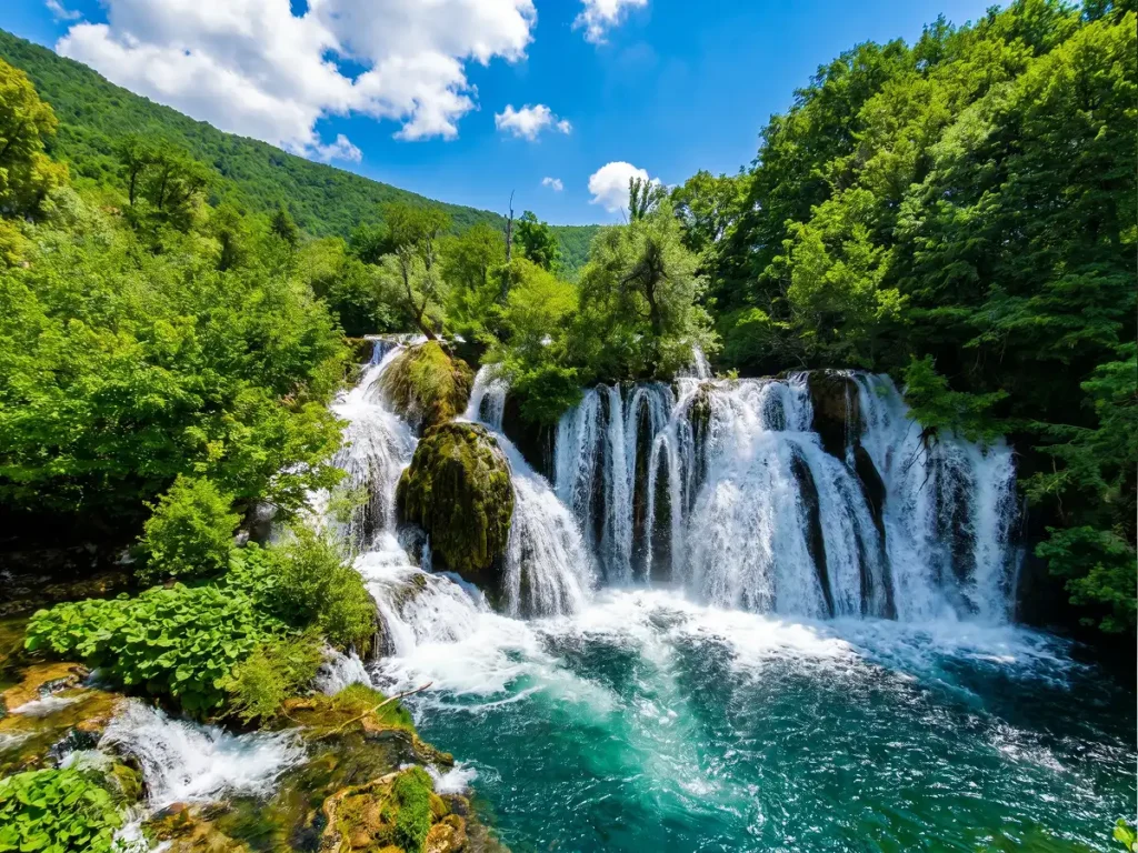Vodopad Veliki Buk Martin Brod Nacionalni Park Una