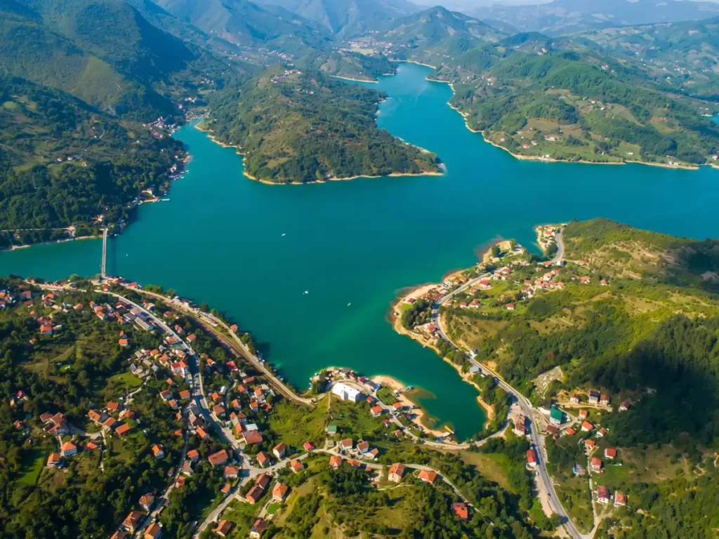 Jablaničko jezero Jablanica dolina Neretve Jablaničko jezero Jablanica dolina Neretve