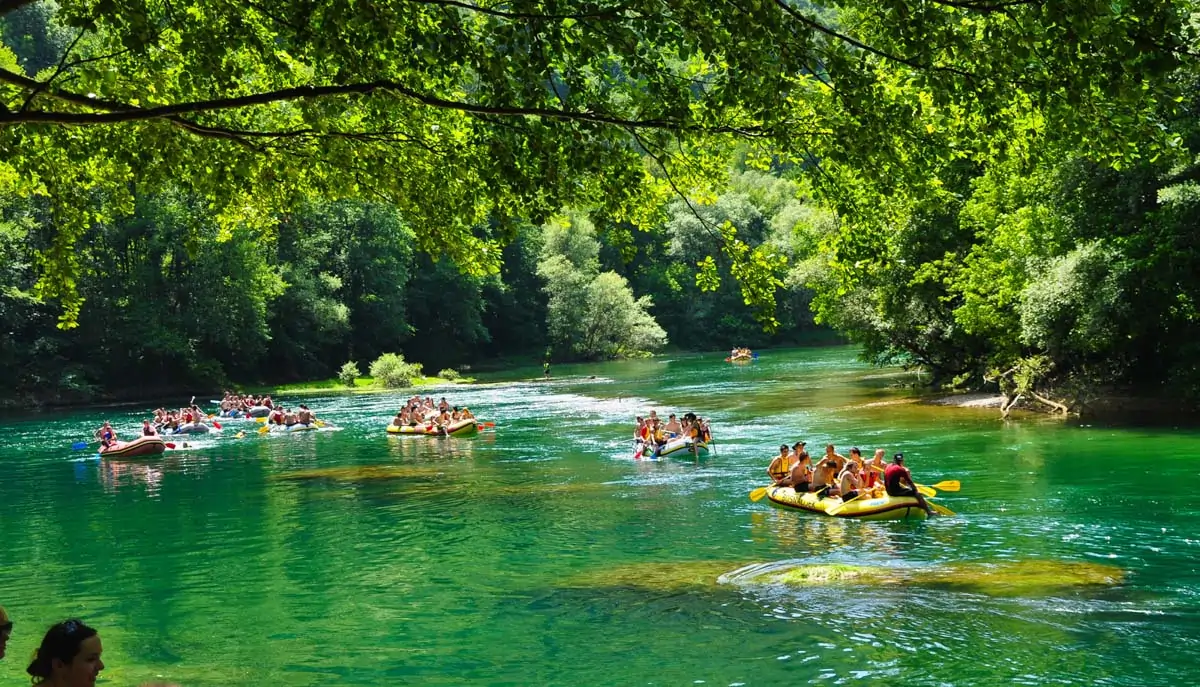 Rafting on the Una River