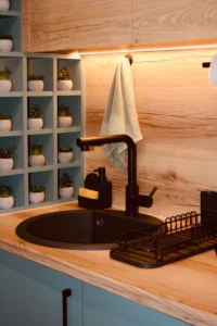 Potpuno opremljena kuhinja u studio apartmanu Jahorina Cozy Nook